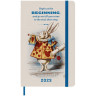 Еженедельник MOLESKINE LE ALICE IN WONDERLAND WKNT LARGE DAL12WN3CY23 белый/синий